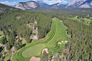 Banff Springs 3rd Reverse Aerial